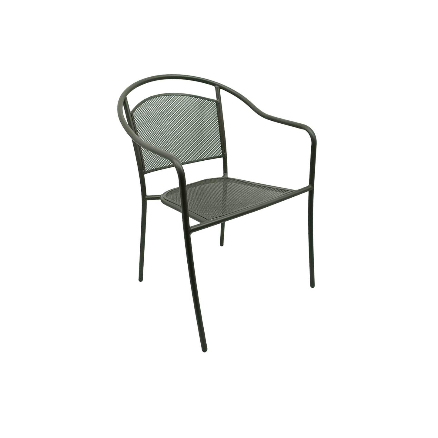 Metal Chair With Armrests