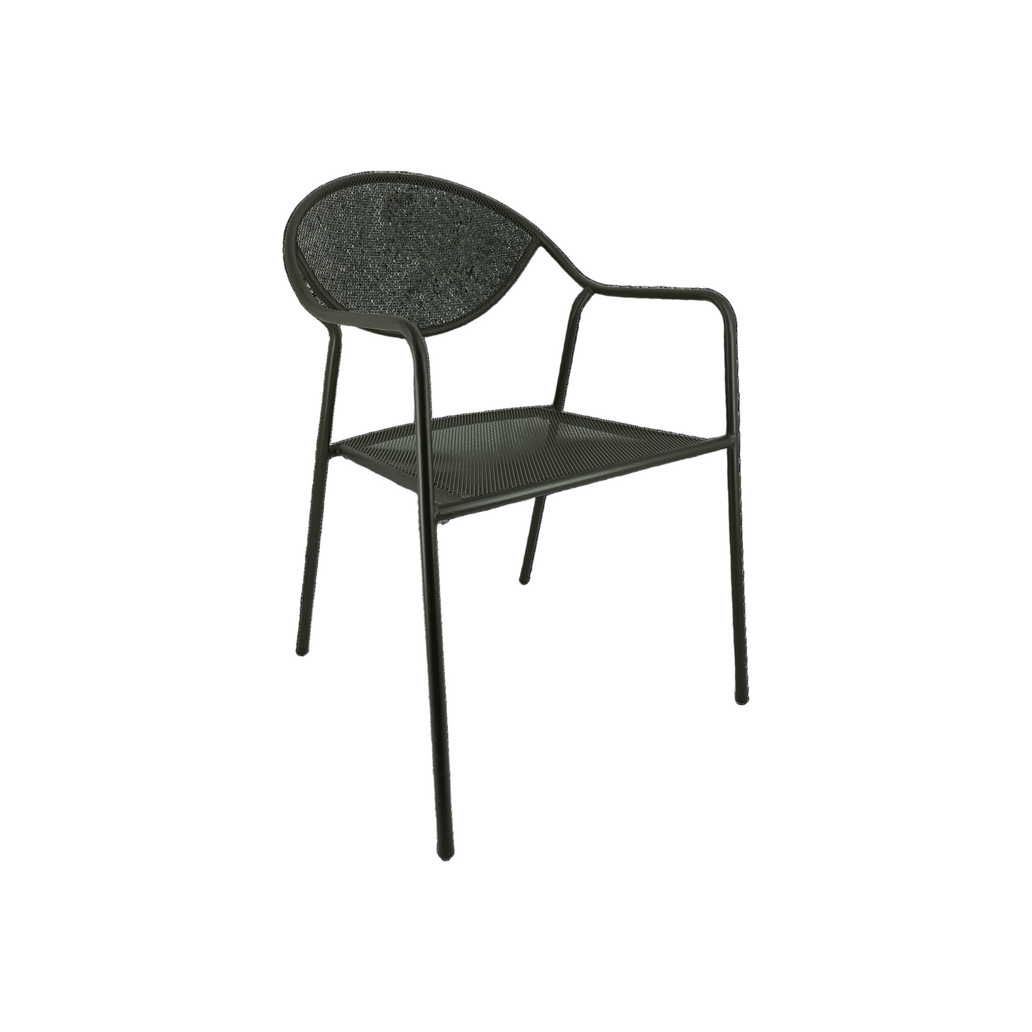 Metal Chair With Armrests