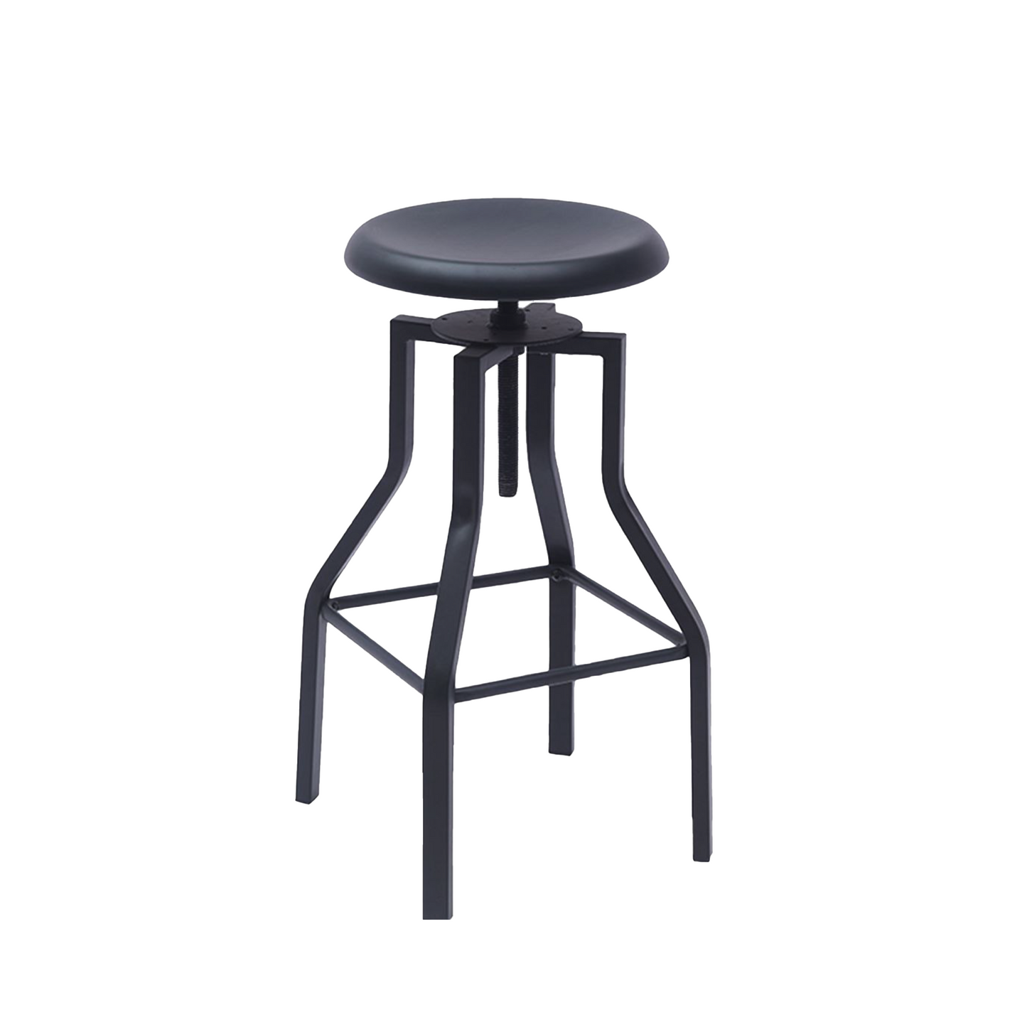 360° Swivel Bar Chair – Compact Metal Seating