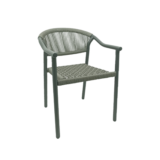 Aluminum Lounge Chair – Rope Design