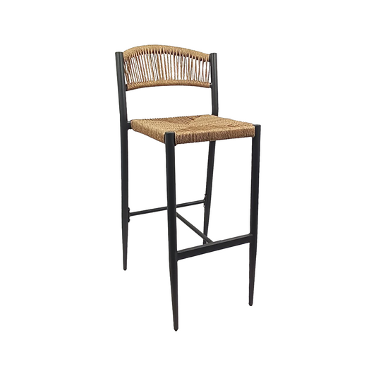Aluminum Bar Chair – Rope Seat & Back