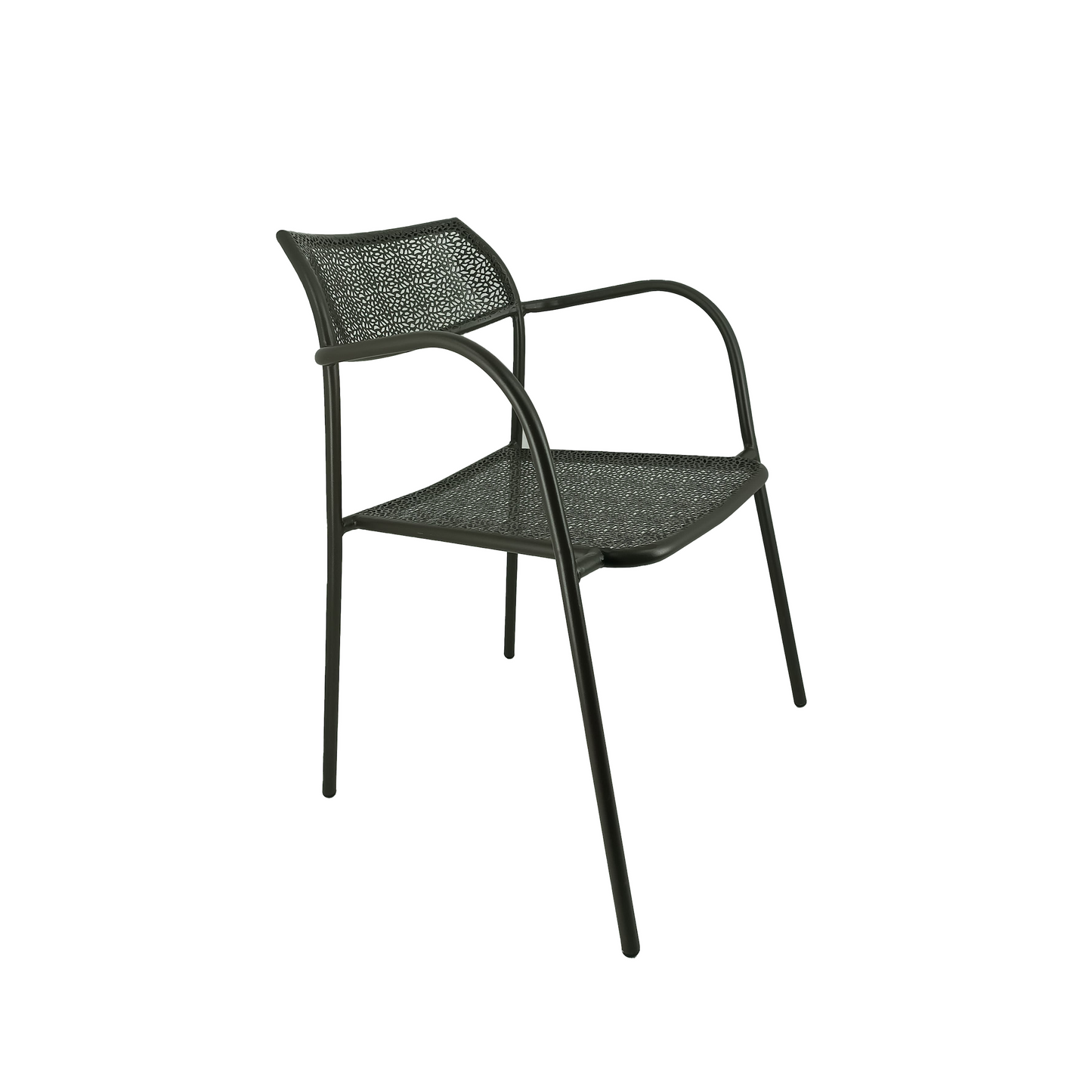 Metal Chair With Armrests