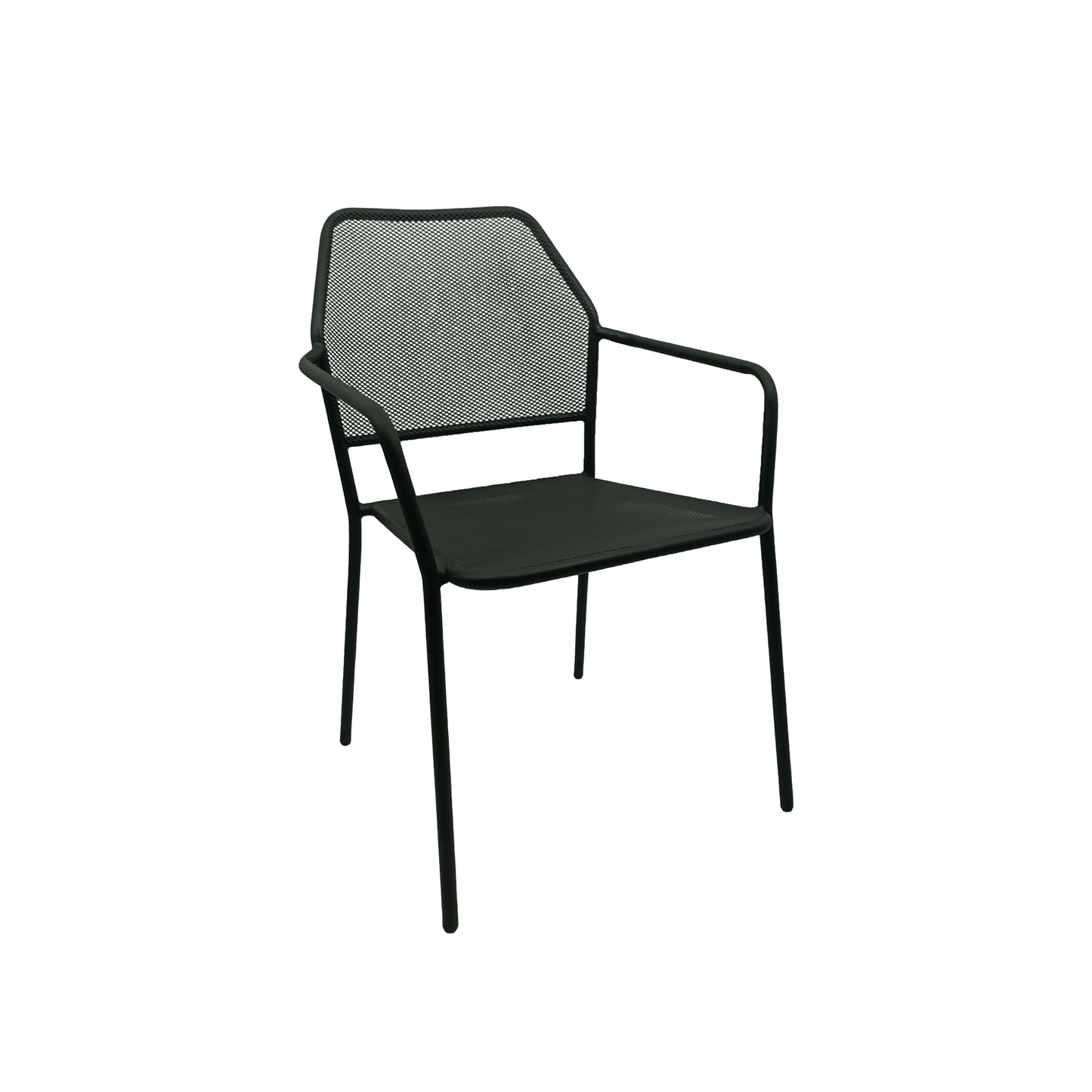 Metal Chair With Armrests