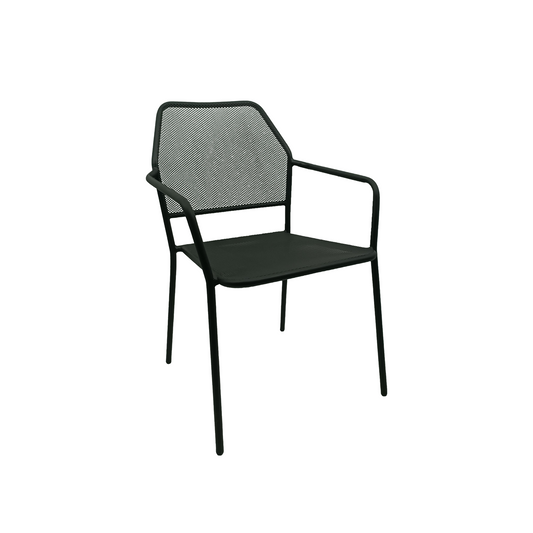 Metal Chair With Armrests