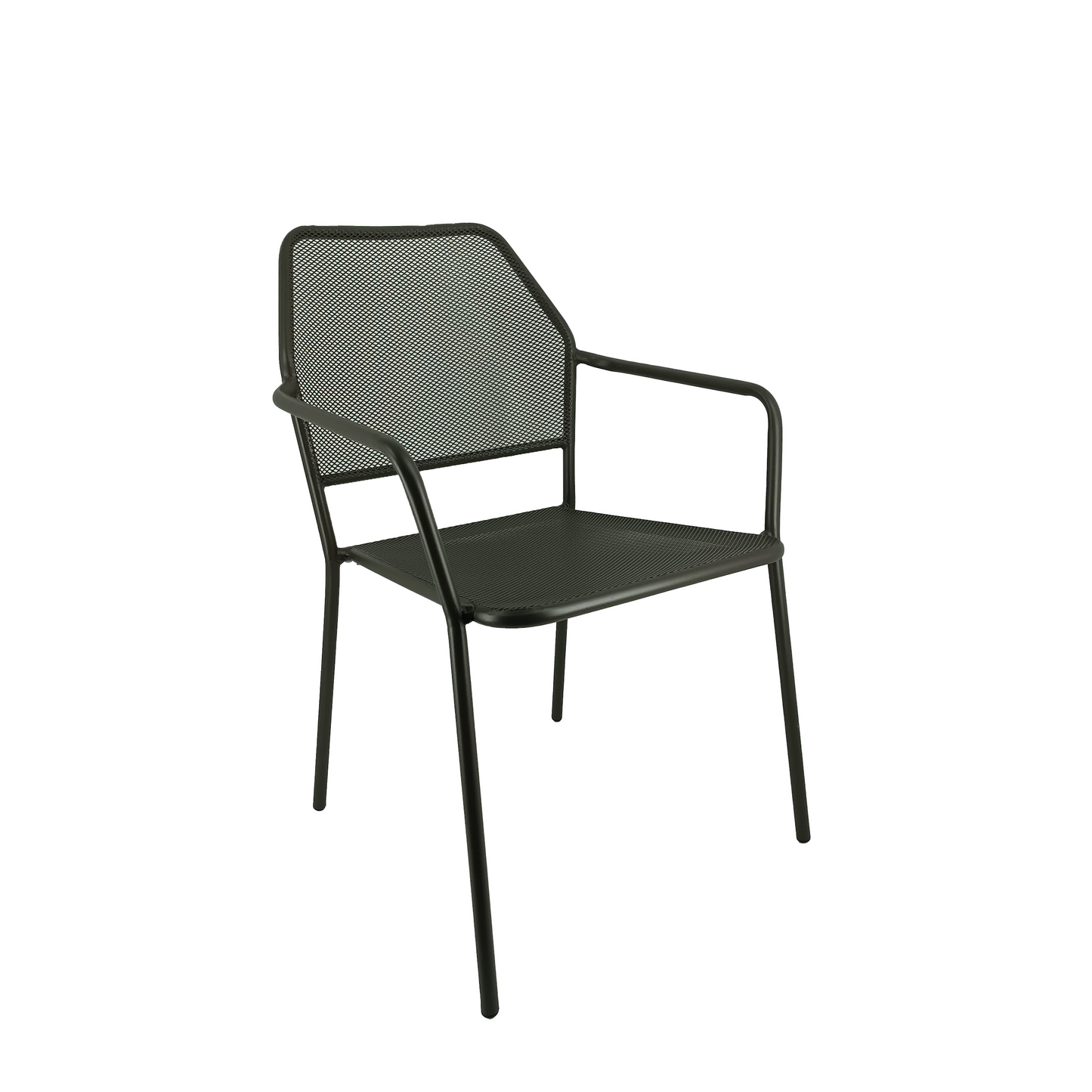 Metal Chair With Armrests