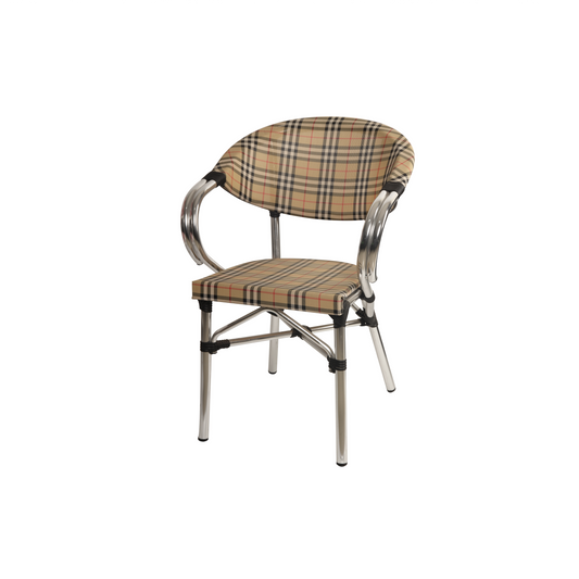 Starbucks-Style Aluminum Chair